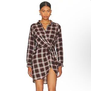 Key Dress - plaid flannel dress